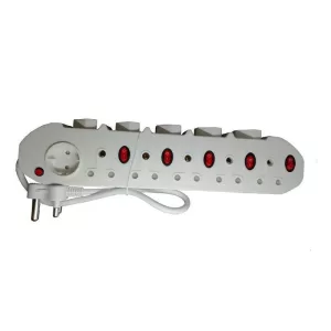 EXTENSION 9 WAY SWITCHED 4x16A 4x16A EURO 1SHUKO