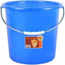 WATER BUCKET PLASTIC 20L ASSORTED