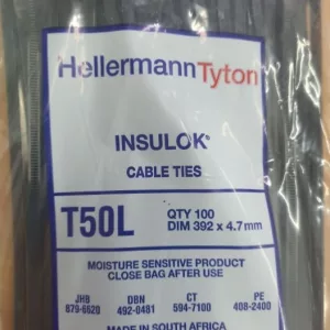 CABLE TIES 390x4.6MM 100PACK T50L HELLERMANN TYTON