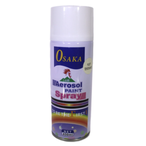 Osaka Aerosol 450ml Spray Paint 107 Toyota White