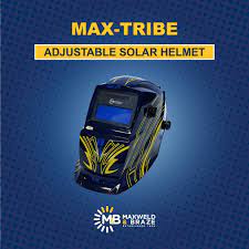 MAXWELD & BRAZE  ADJUSTABLE SOLAR HELMET