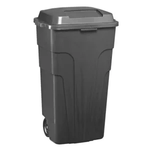 BIG JIM REFUSE BIN WHEELE BLACK 140L