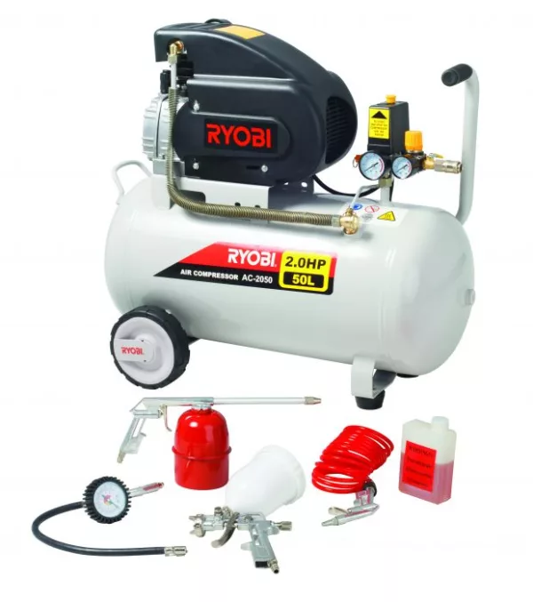 RYOBI AIR COMPRESSOR KIT 50L