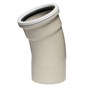 SPLASH PVC WASTE BEND PLAIN U/G 110MMx22.5°