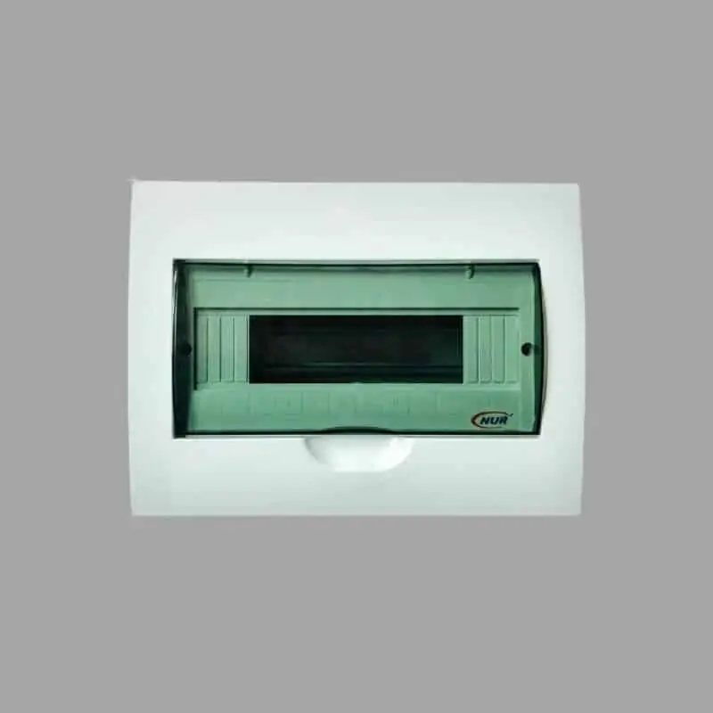 NUR PVC FLUSH DB 12 WAY DIN RAIL