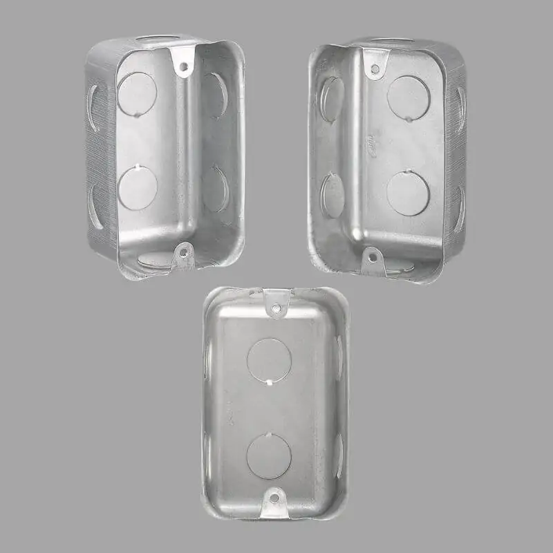 NUR 4X4 GALVANISED WALL BOX 100X100X50