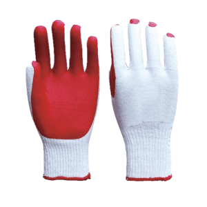 NT TOOLS CRAY FISH GLOVES WHITE/ RED GLV 027