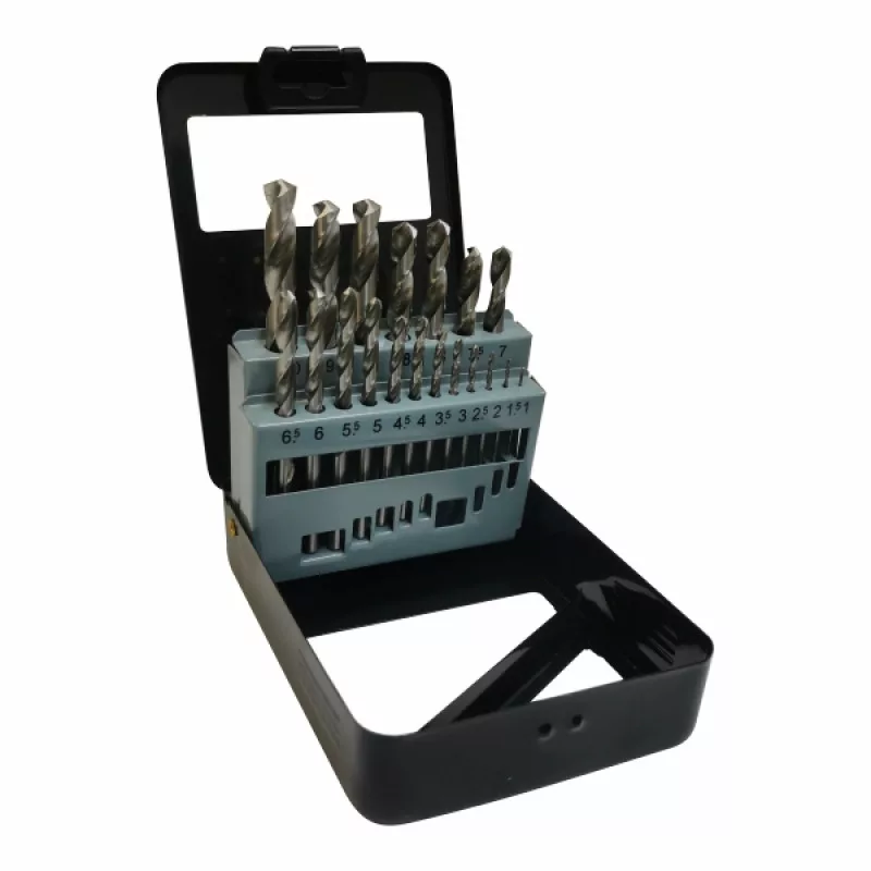 JAVELIN STEEL DRILL BITS HSS 1.0-10MM 19PCS GHT394