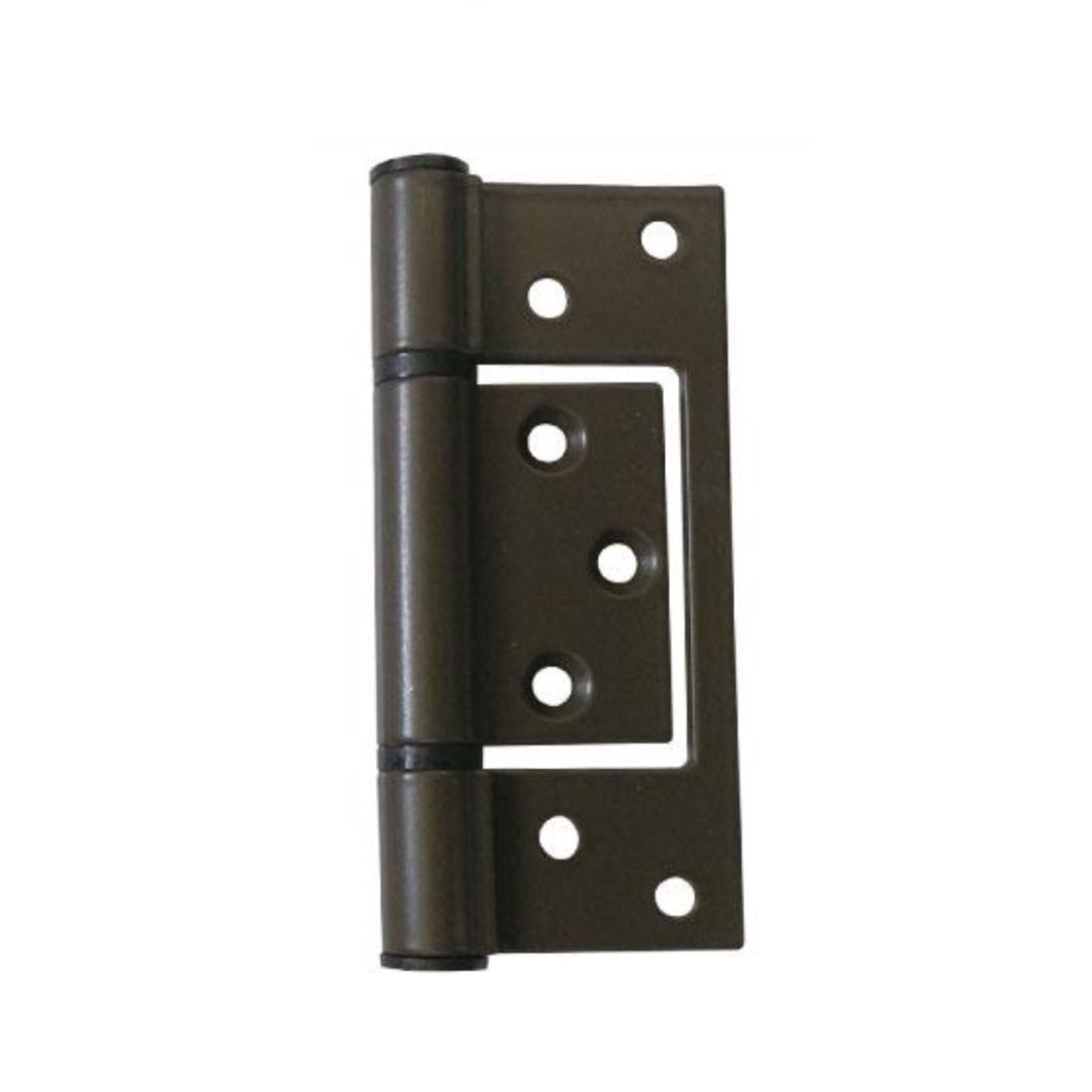 ALUMINIUM FLUSH HINGE BRONZE 2PCS