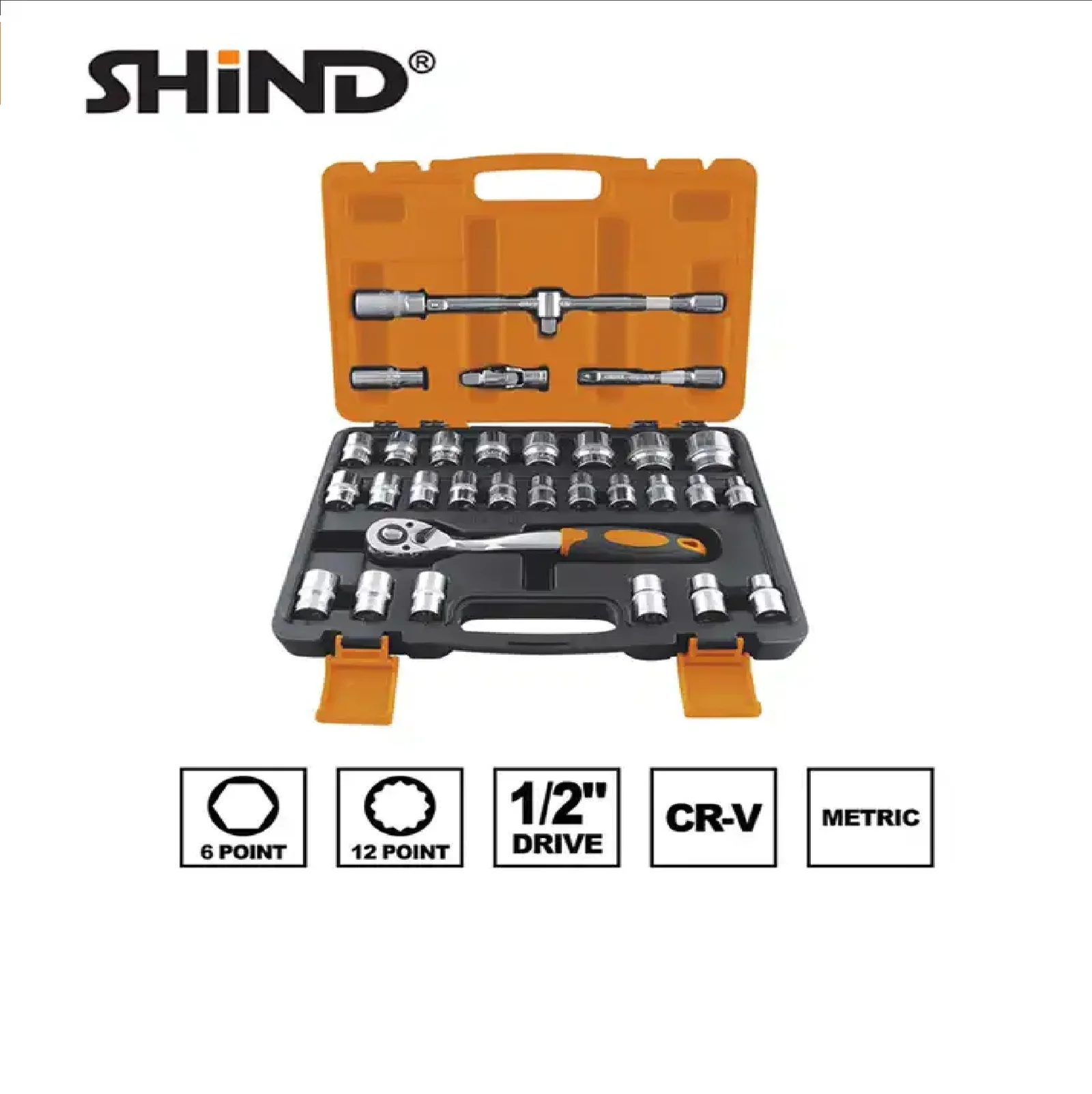 SHIND SOCKET WRENCH SET SD31515